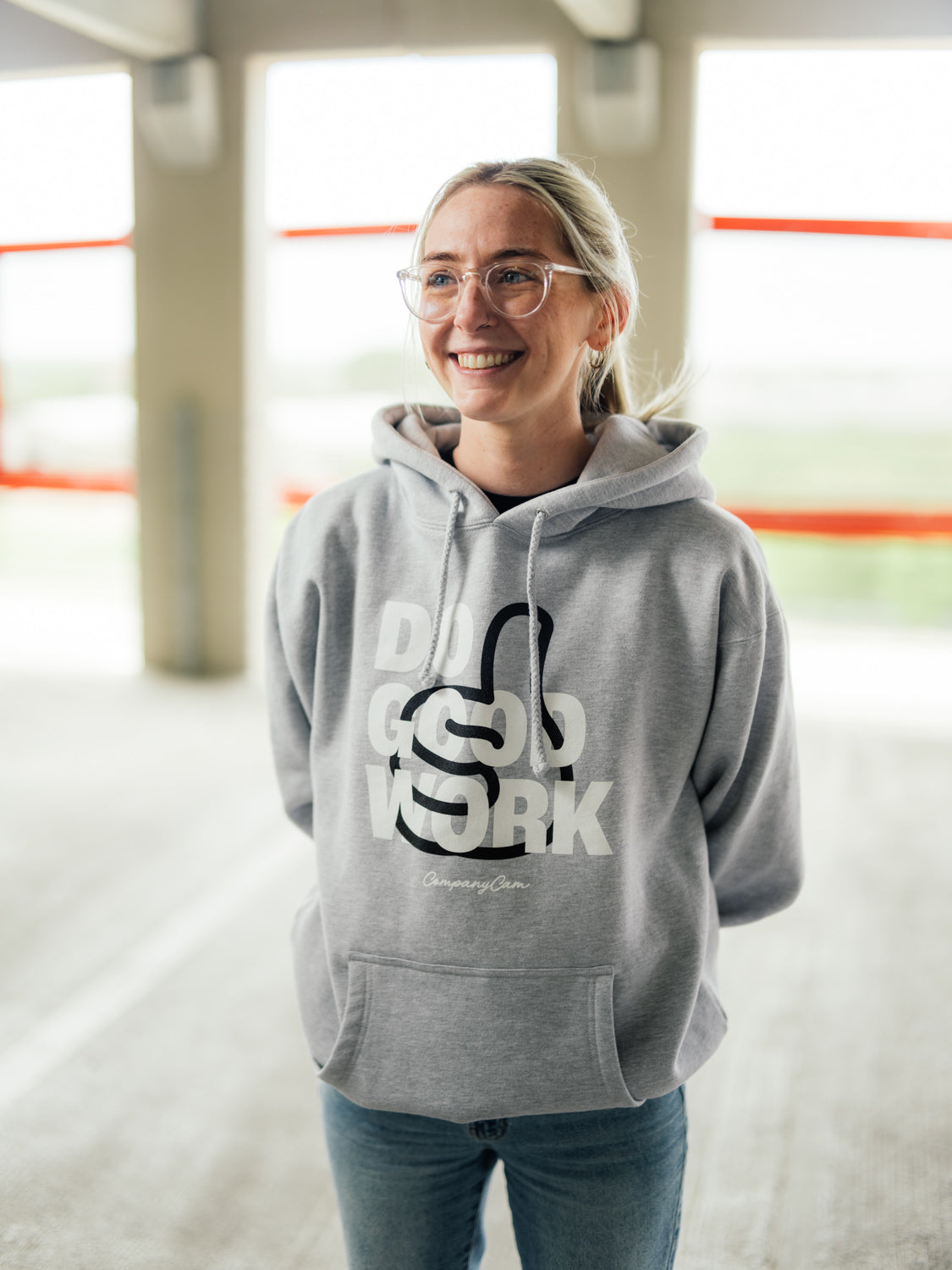 Hooded Sweatshirt - Thumbs Up