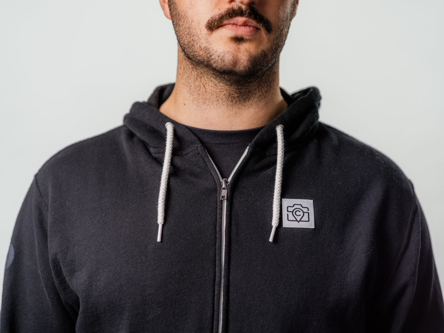 Zip-up Hooded Sweatshirt - Lightweight Icon