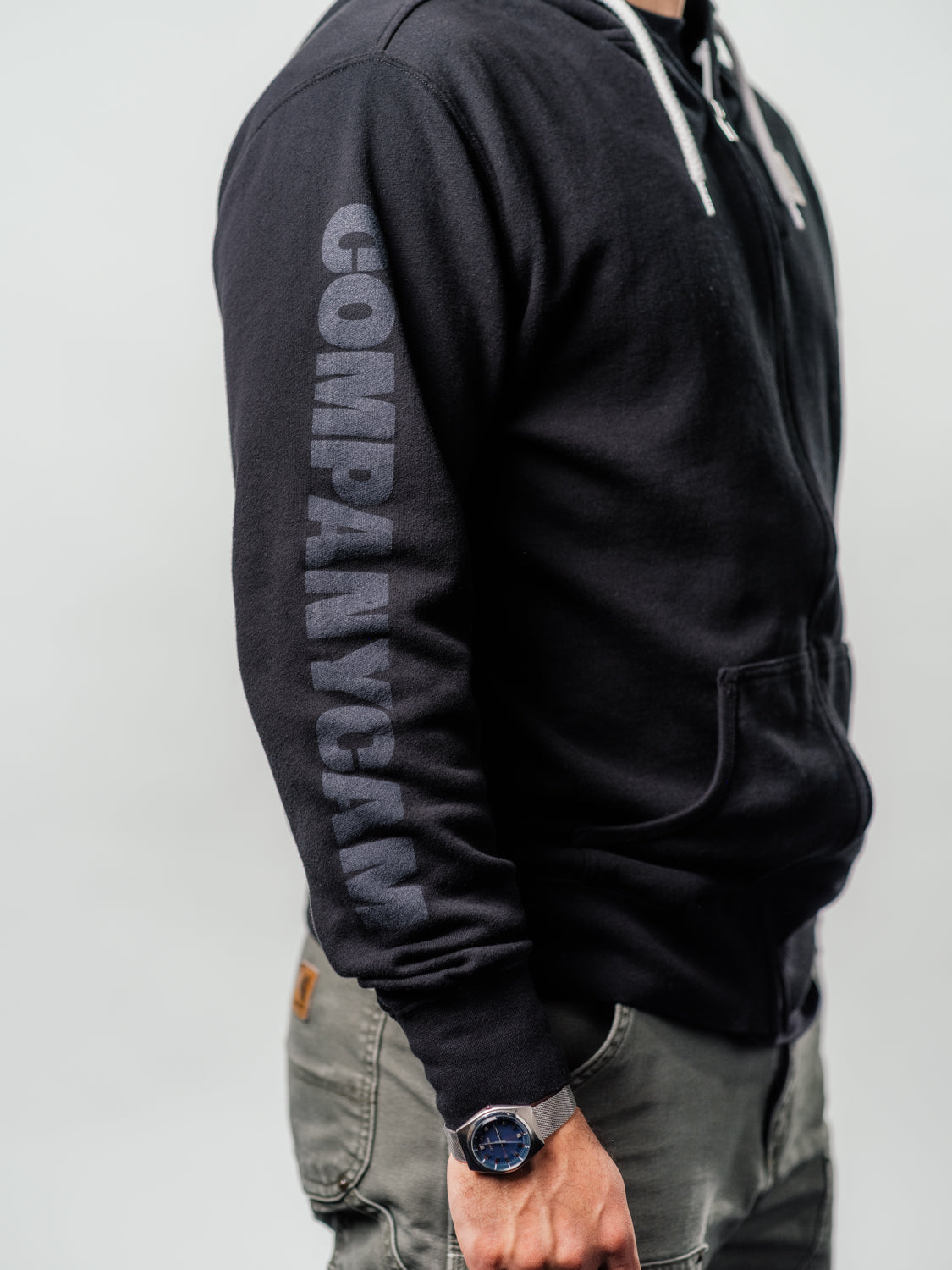 Zip-up Hooded Sweatshirt - Lightweight Icon