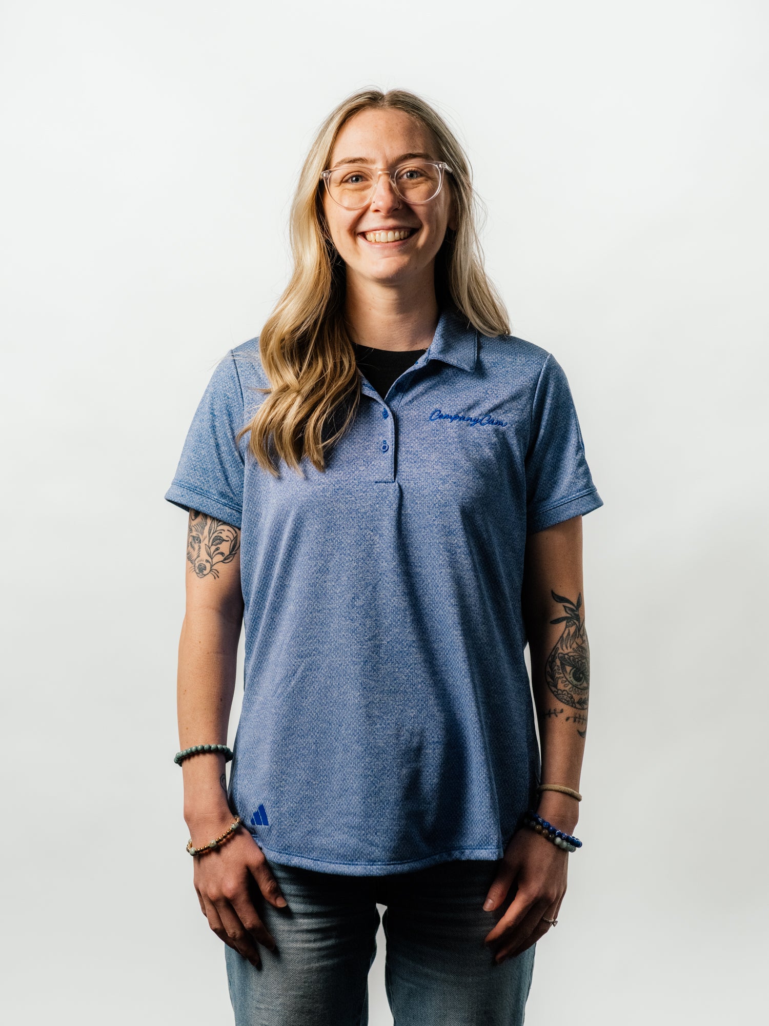 Women's Adidas Space Dyed Polo