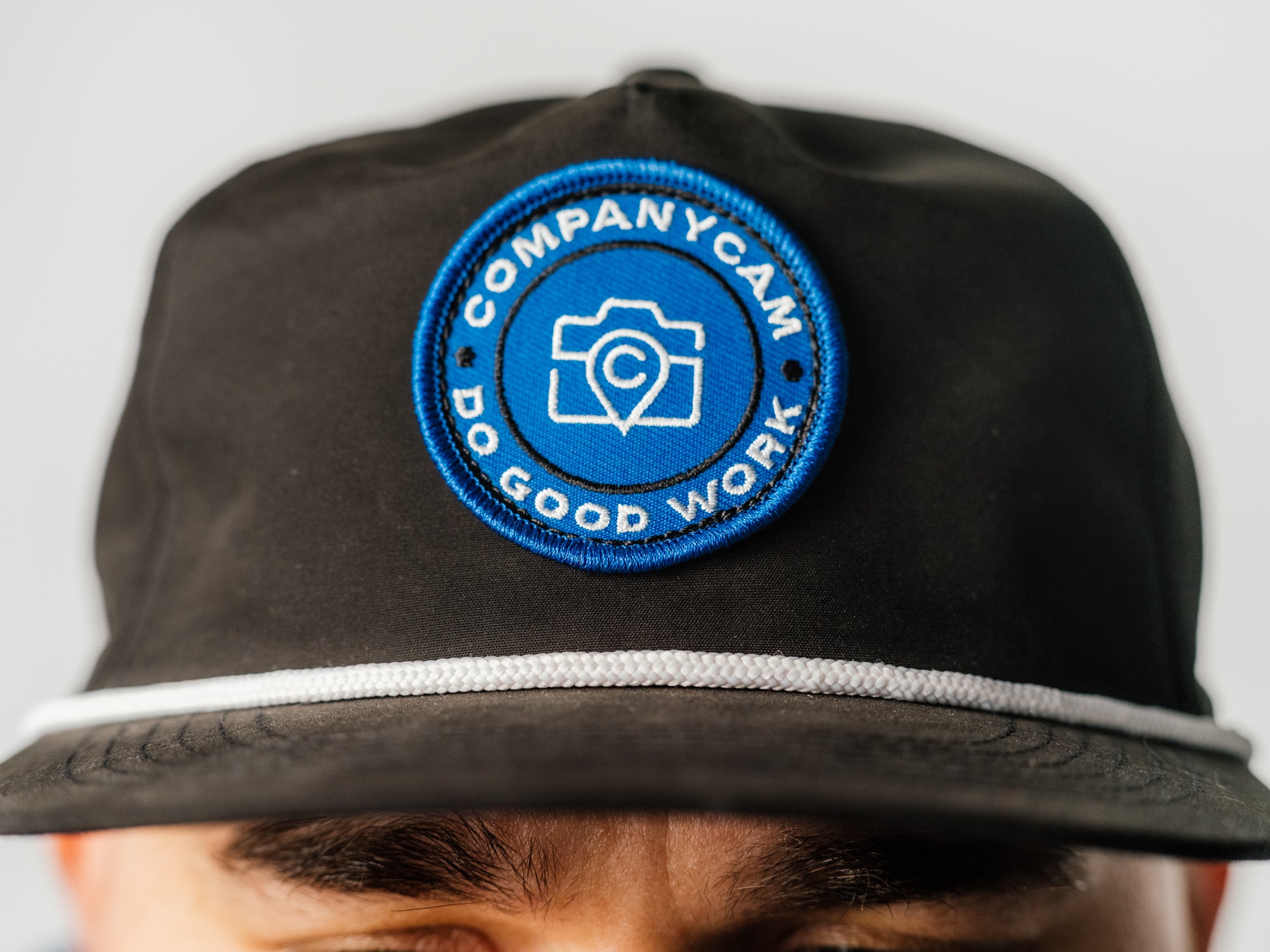 Atonal Unstructured Rope Hat (Black)